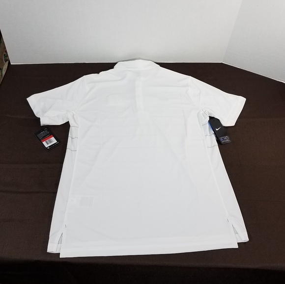 Nike Dry Duke Blue Devils Striped Polo Shirt L - Picture 5 of 8